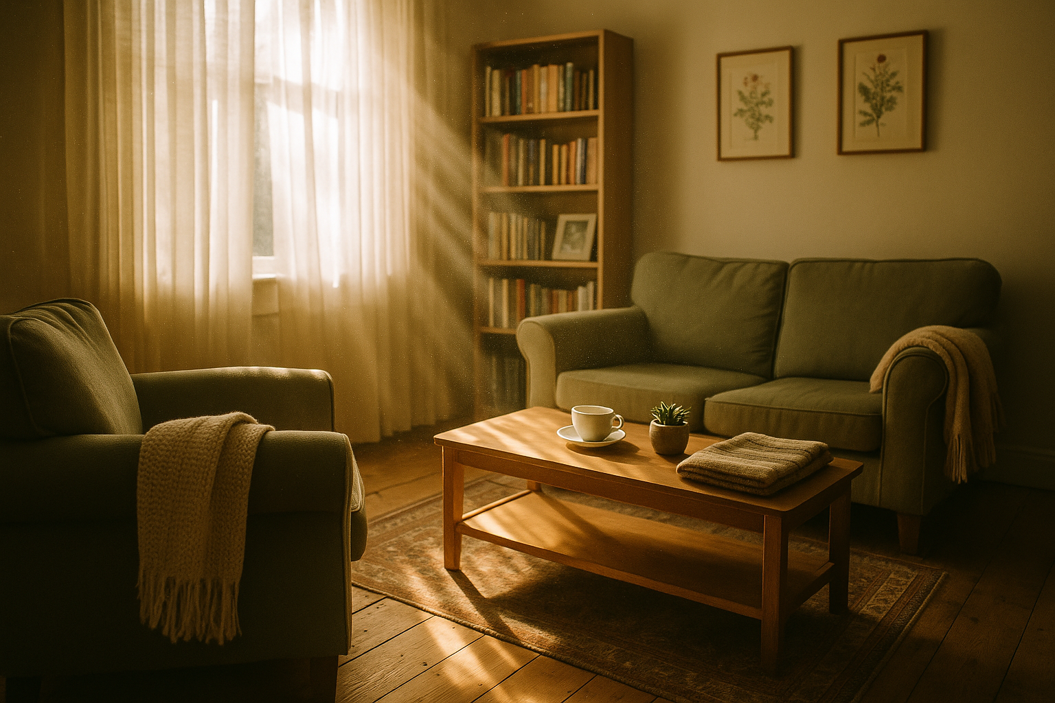 Warm home interior